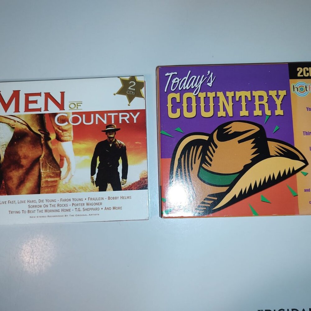 2 sets (4 disc) CD of Country Music Today's Music and Men of Country: